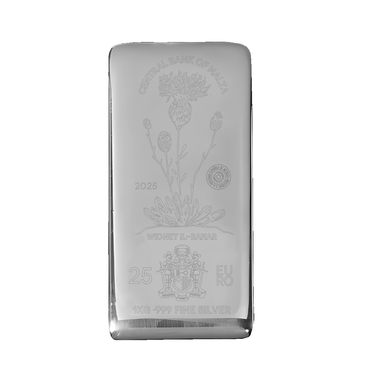 Lingot Argent Malte 1 kilo