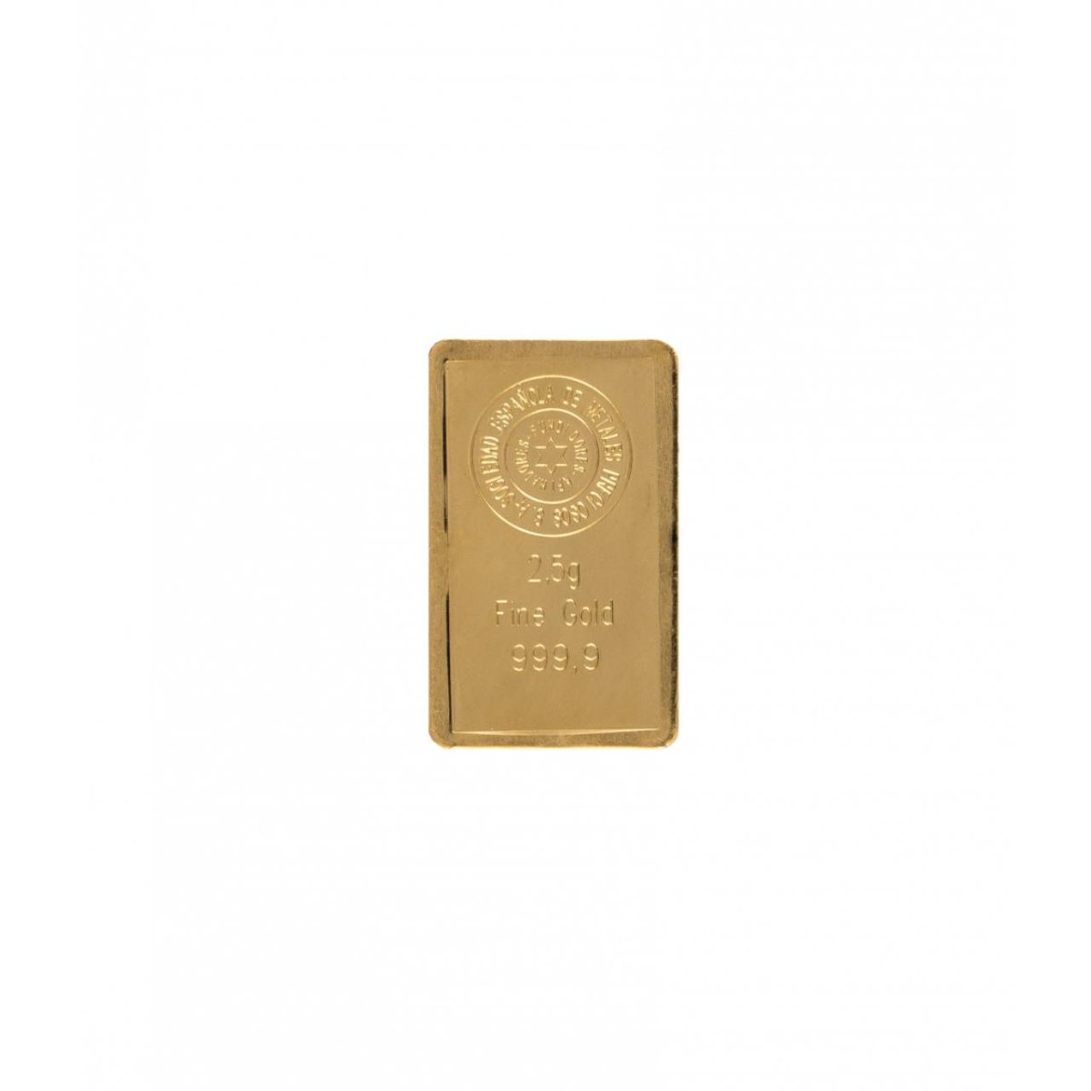 Lingot Or 2,5 grammes SEMPSA