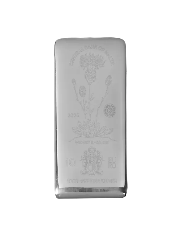Lingot Argent Malte 1 Kilo